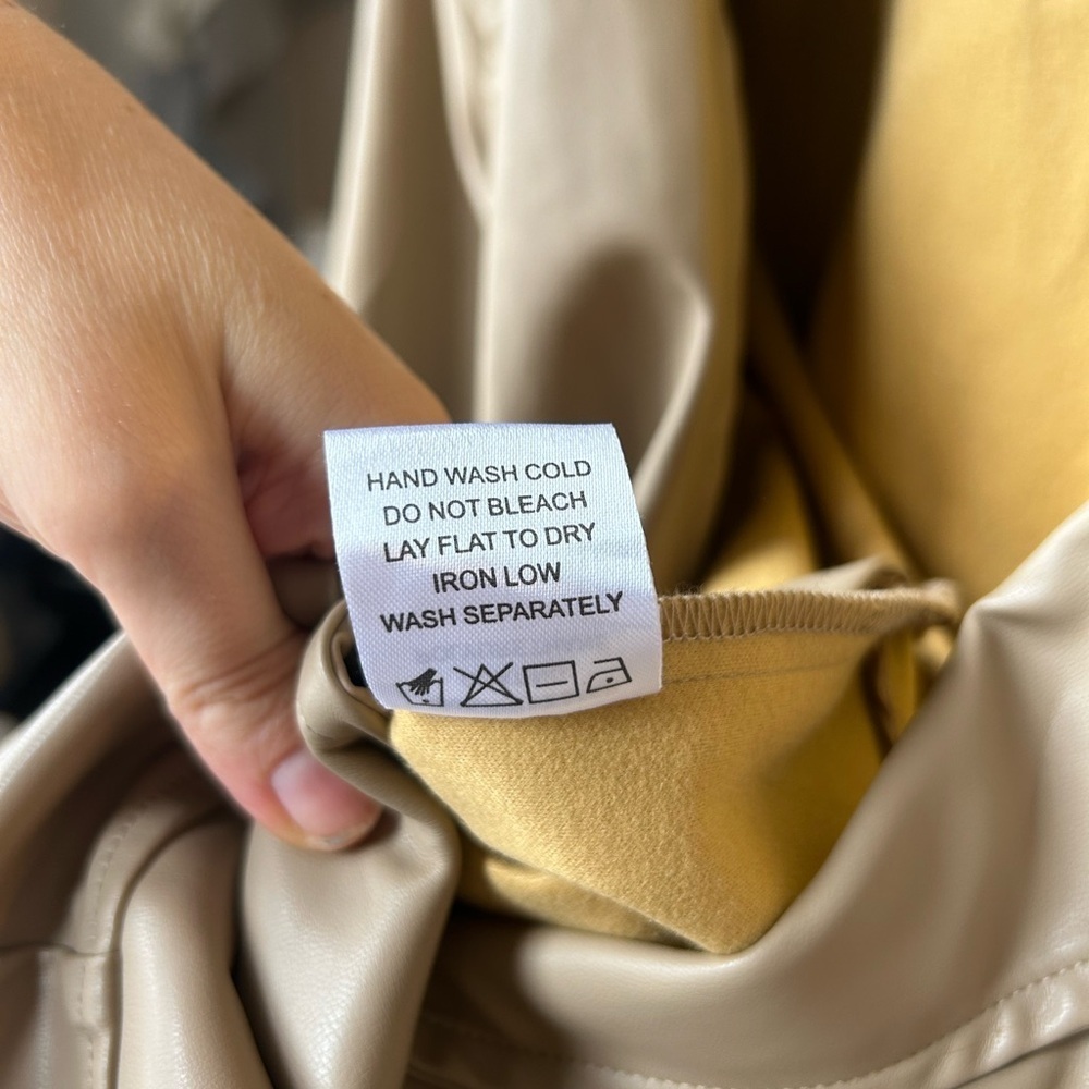 New Superdown Chantel Leather Romper In Nude - Picture 9 of 10